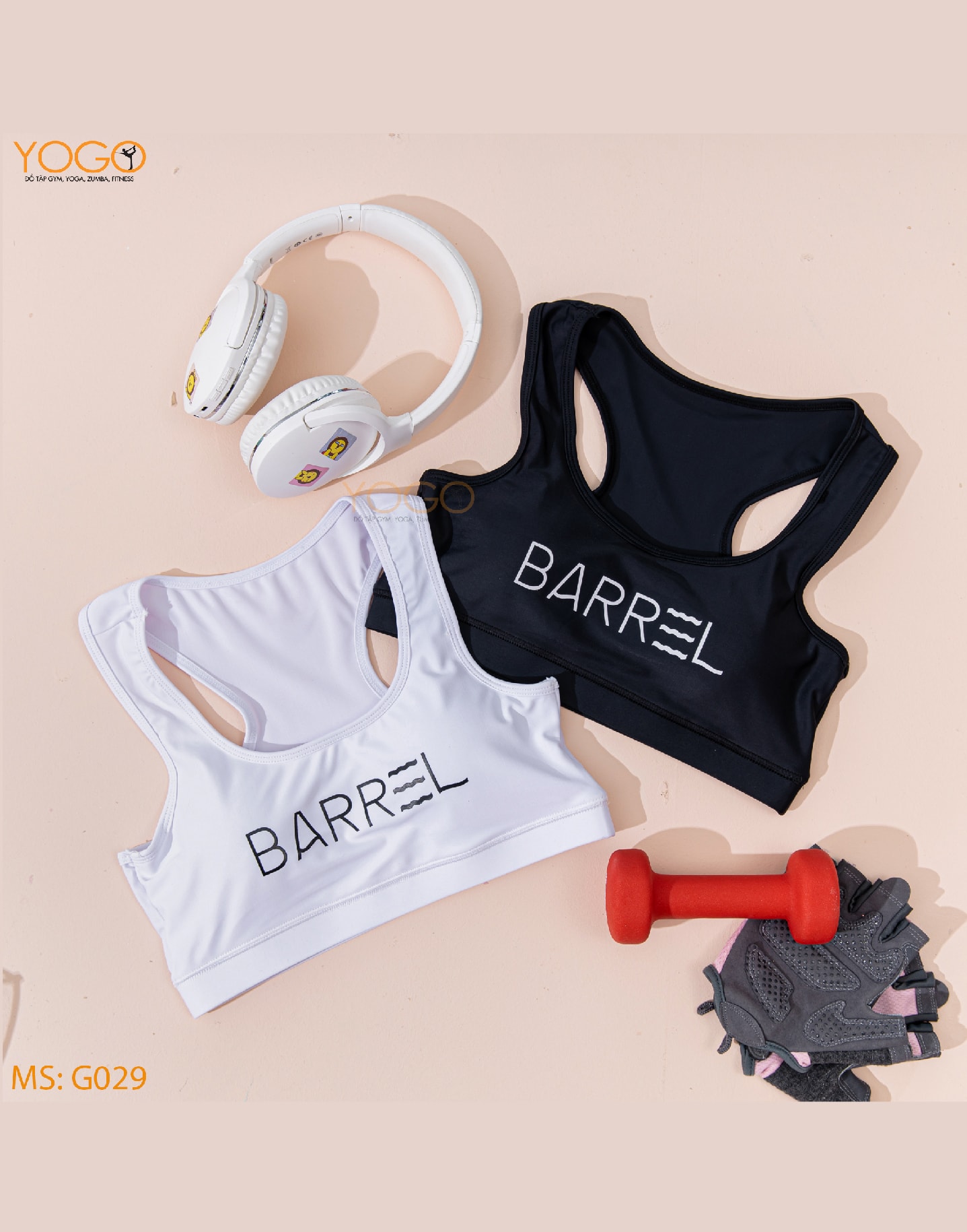 Ao tap gym nu G029-03 Áo tập gym nữ thun chuyên dụng g029