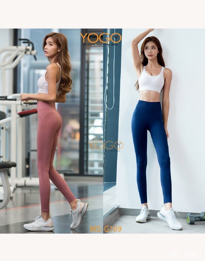 Quần tập Gym nữ dài cạp cao G109