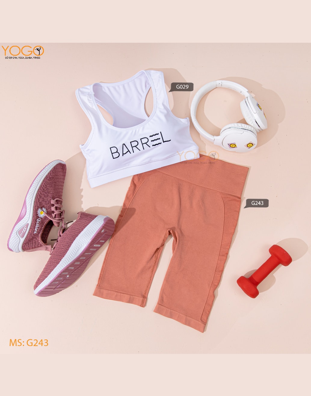 G243-04 Quần tập Gym nữ G243