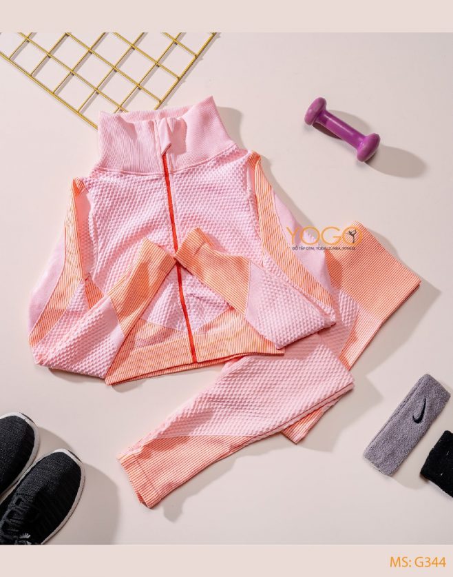 Bộ đồ Gym len tăm G344